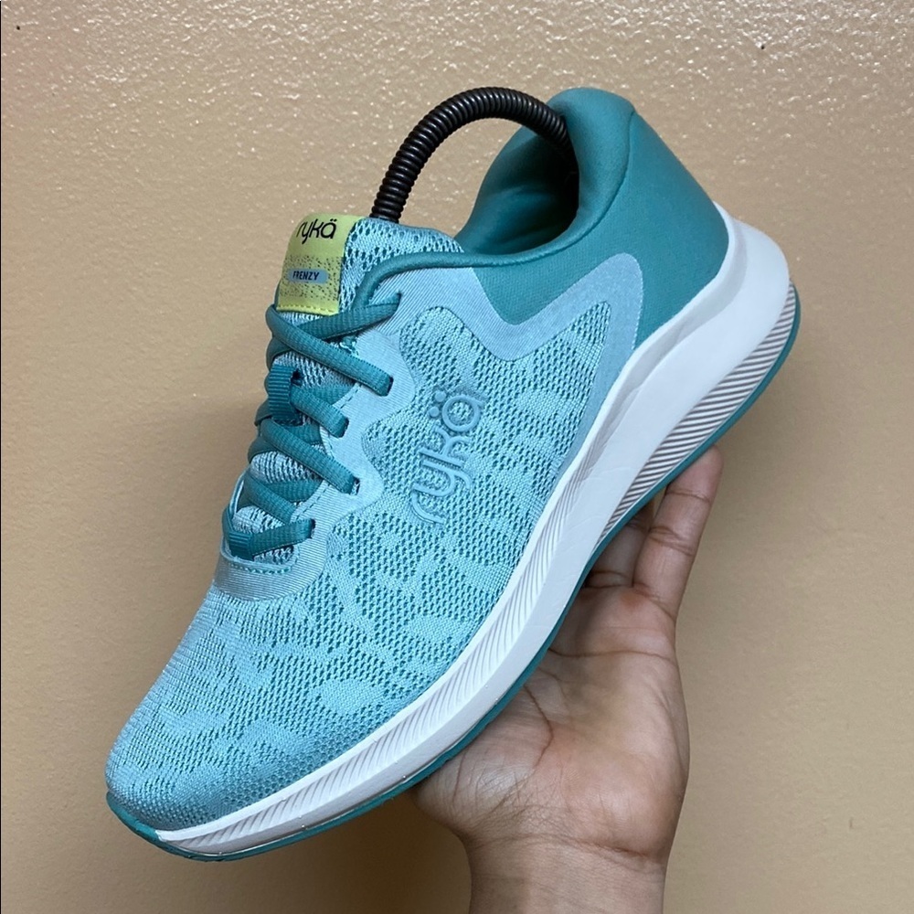 Ryka Frenzy Women's Walking Athletic Sneakers “Seafoam Green Volt” - Picture 13 of 17